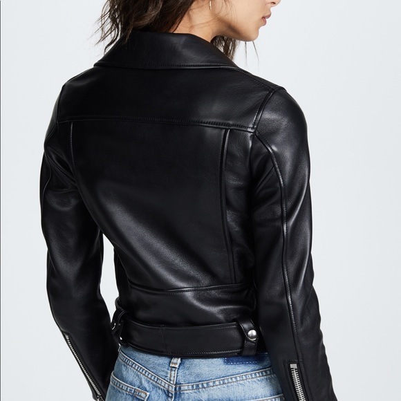 Acne Mock Leather Jacket - Picture 3 of 9